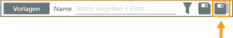 Vorlagenliste Gruppe speichern